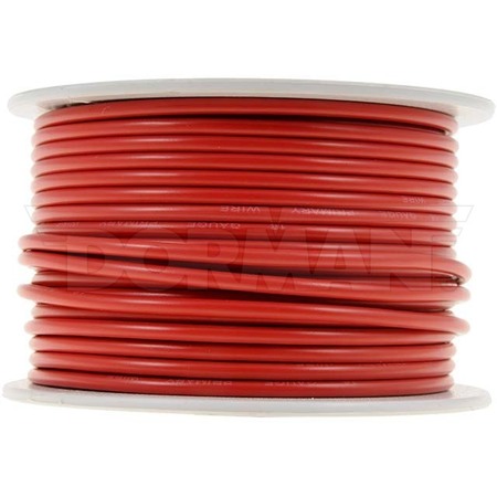 MOTORMITE 16 Gauge Red Primary Wire- Spool, 85784 85784